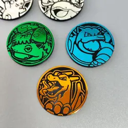 Pokemon TCG Charizard Venusaur Blastoise 3set Coin Official etc. 5Coins - Image 2