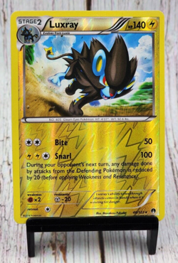 2016 Pokemon TCG LUXRAY Reverse Holo 46/122 Breakpoint - Image 1