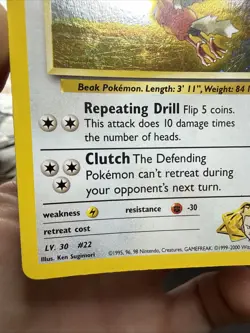 Pokemon TCG Lt. Surge's Fearow Holo Rare Gym Heroes w/ Lt. Surge’s Spearow addon - Image 3