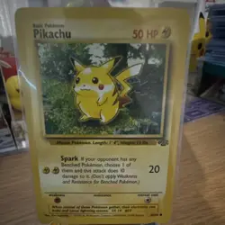 Pokemon TCG Pikachu Base Set 60/64 Basic 50 HP Spark Regular 1999 - Image 1