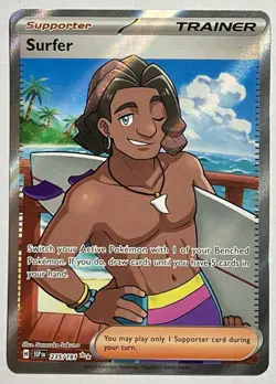 Surfer 235/191 (NM) IR Scarlet & Violet: Surging Sparks 2024 Pokemon - Image 1