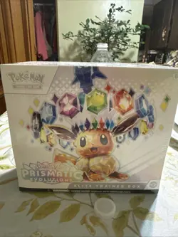Pokemon TCG Scarlet Violet Prismatic Evolutions ETB New Slight right side Tear - Image 1
