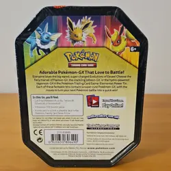 Pokemon TCG (Factory Sealed) Tin Box Elemental Power Tin Vaporeon GX (2019) - Image 3