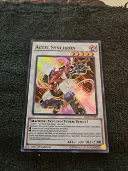 Yu-Gi-Oh! TCG Accel Synchron Synchron Extreme SDSE-EN042 1st Edition Super Rare - Image 1