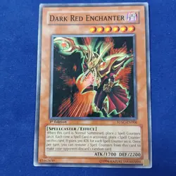 Dark Red Enchanter SDSC-EN006 Spellcaster's Command 1st Edition LP/NM - Image 1