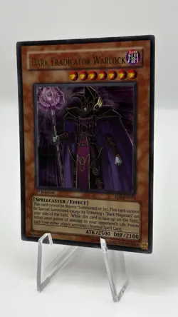 Yu-Gi-Oh! - Dark Eradicator Warlock 2006 SD6-EN001 Ultra Rare 1st Edition NM - Image 3