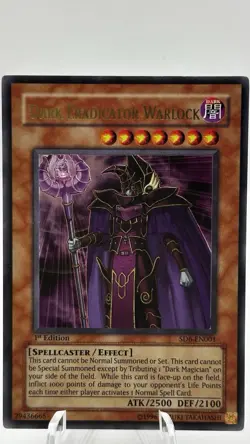Yu-Gi-Oh! - Dark Eradicator Warlock 2006 SD6-EN001 Ultra Rare 1st Edition NM - Image 4