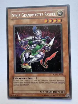 Yugioh Ninja Grandmaster Sasuke SOD-EN019 Rare LP Unlimited - Image 1