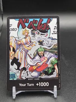 DON!! Card OP06 Zoro-Jurrou Alt Art Foil One Piece Wings Of The Captain English - Image 1
