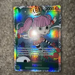 • Perona • OP12-034 SR Legacy Of The Master Holo Foil One Piece TCG NM - Image 1