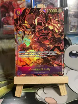 Monkey D. Luffy OP09-119 Secret Rare SEC Alt Art One Piece TCG English NM - Image 1