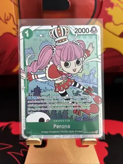 • Perona • OP12-034 SR Legacy Of The Master Holo Foil One Piece TCG NM - Image 1