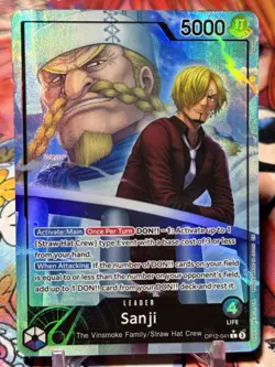 SANJI - One Piece TCG OP12-041 - AAL Alt Art Leader - Legacy of the Master - Image 1