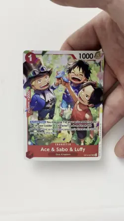 Ace & Sabo & Luffy - OP13-007 SR Carrying On His Will Holo Foil One Piece TCG - Image 2