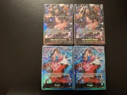 One Piece - 2 Marshall D Teach and 2 Buggy starter decks. *Decks only (sealed) - Image 1
