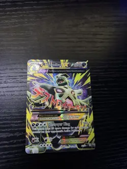 Pokemon TCG M Tyranitar EX Full Art Ultra Rare Holo Card Ancient Origins 92/98 - Image 1