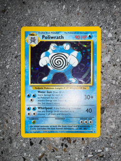 Pokemon TCG Cards Poliwrath 13/102 Base Set Holo Rare - Image 4