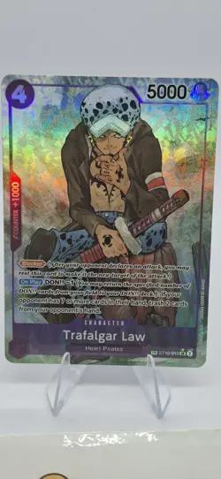 OP07 Treasure Rare (TR) ST10-010 Trafalgar Law One Piece Card Game English NM - Image 2