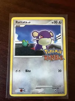 Pokemon TCG Rattata 15/16 Rumble Promo Regular English Basic Card - Image 1