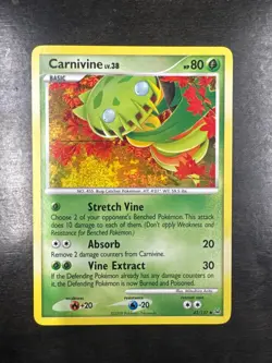 carnivine 42/127 pokemon card- excellent condition - Image 1