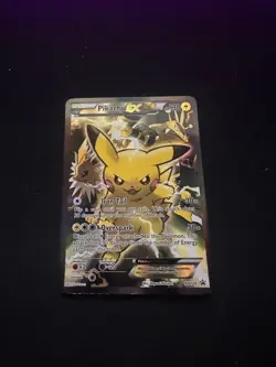 Pikachu EX XY124 Promo - Near Mint+ - Holo - Clean Copy - Pokemon Card - Image 1