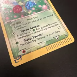 Pokemon TCG Roselia EX Dragon Reverse Holo Rare Card 9/97 MP Condition - Image 3