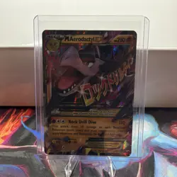 Mega Aerodactyl EX Holo Promo Card XY98 Played Ultra Rare - Image 1