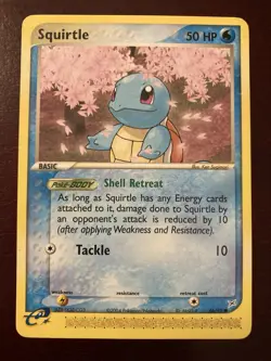 Squirtle 46/95 EX Team Magma vs Team Aqua Cherry Blossom Pokemon TCG Card LP - Image 1