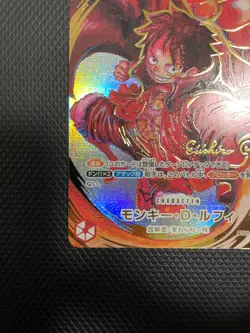 One Piece Card Monkey D Luffy ST01-012 SR Signed by Eiichiro Oda Japanese - Image 5