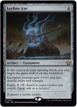 MTG Foundations Leyline Axe (Rare) - Image 1