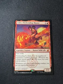 Zuko, Firebending Master Foil NM. Avatar: The Last Airbender - Image 1