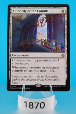 MTG Authority of the Consuls Foundations Regular #137 - Image 1