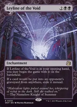 Leyline of the Void - Foil Extended Art Showcase WOT NM MTG - Image 1