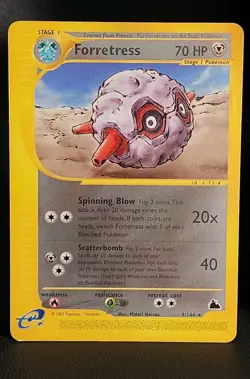 Pokemon Card - Forretress Skyridge Rare 9/144 Non Holo NM WOTC 2003 - Image 3