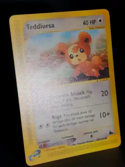 Pokemon Card - Teddiursa Skyridge 109/144 Common - Image 3