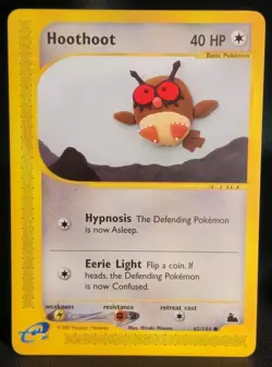 Pokemon Card Hoothoot 65/144 common 2003 Skyridge NM-MINT - Image 1