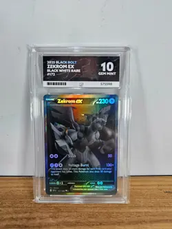 Zekrom ex 172/086 | Black Bolt | Secret Rare Full Art | Ace 10 | Pokemon TCG - Image 2