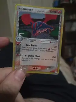 Pokemon TCG Salamence 14/113 EX Delta Species Holo Rare HP - Image 1