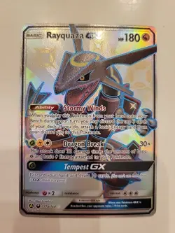 2019 - Pokemon TCG Sun Moon Celestial Storm - Rayquaza GX 177a/168 Shiny - Image 1