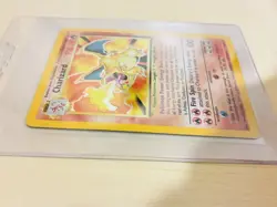 Pokemon TCG Charizard 4/102 Base Set Unlimited Holo Rare MP - Image 5
