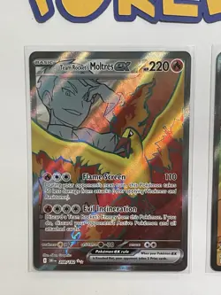 Moltres EX 208/182 + Ho-Oh 209/182 Destined Rivals Illustration Rare Pokemon Lot - Image 3