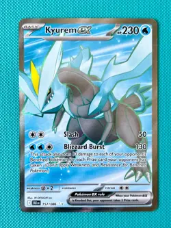 Kyurem ex 157/086 Pokemon Black Bolt Ultra Rare Near Mint - Image 1