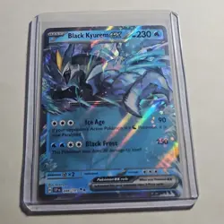Pokemon Black Kyurem EX 048/191 Sv08 Surging Sparks Double Rare Full Art Holo - Image 1