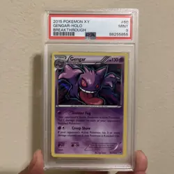 2015 POKEMON XY BREAKTHROUGH GENGAR #60 HOLO PSA 9 MINT #118288409 - Image 2