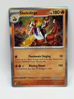 Pokemon - Skeledirge - 038/198 - Scarlet & Violet - Holo Rare - NM/M - Image 1