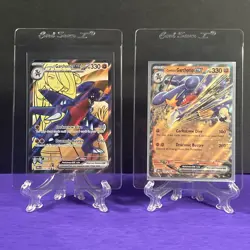 POKEMON TCG LOT CYNTHIA'S GARCHOMP EX DESTINED RIVALS ART 215/182 104/182 NM - Image 1