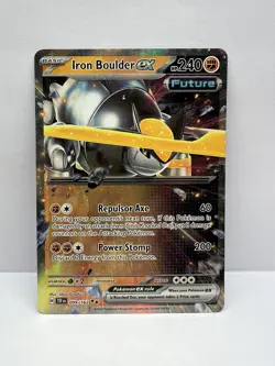 Pokemon TCG Iron Boulder ex Temporal Forces 99/162 Double Rare Holo NM/M - Image 1