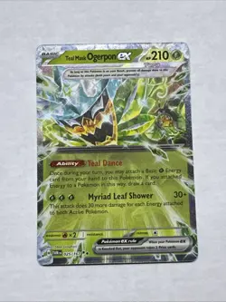 Teal Mask Ogerpon ex 25/167 Double Rare Pokemon TCG SV06: Twilight Masquerade NM - Image 1