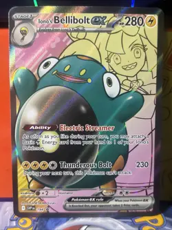 Pokemon Iono's Bellibolt ex Promo Scarlet & Violet 194 - Image 1