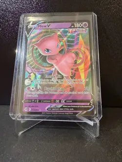 The Pokemon Company Mew V 113/264 Swsh08: Fusion Strike Holo Ultra Rare - Image 1